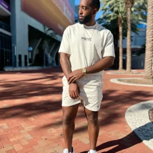 Men’s Essential Oversized Set — Beige