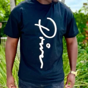 Signature Graphic Tee — Black